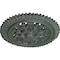 Ekena Millwork York Ceiling Medallion (Fits Canopies up to 3 5/8"), 21 5/8"OD x 2 1/2"P, Cloud Burst Crackle CM21YOCBC - alternate 2